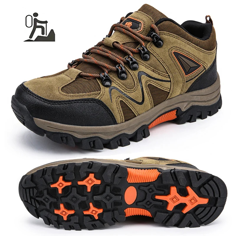 Hiking Shoes Men Breathable Non-slip Outdoor Trekking Shoes