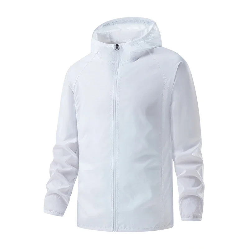 Men's waterproof mackintosh with hood for outdoor activities