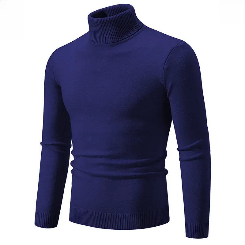 Elegant turtleneck jumper in fine knit