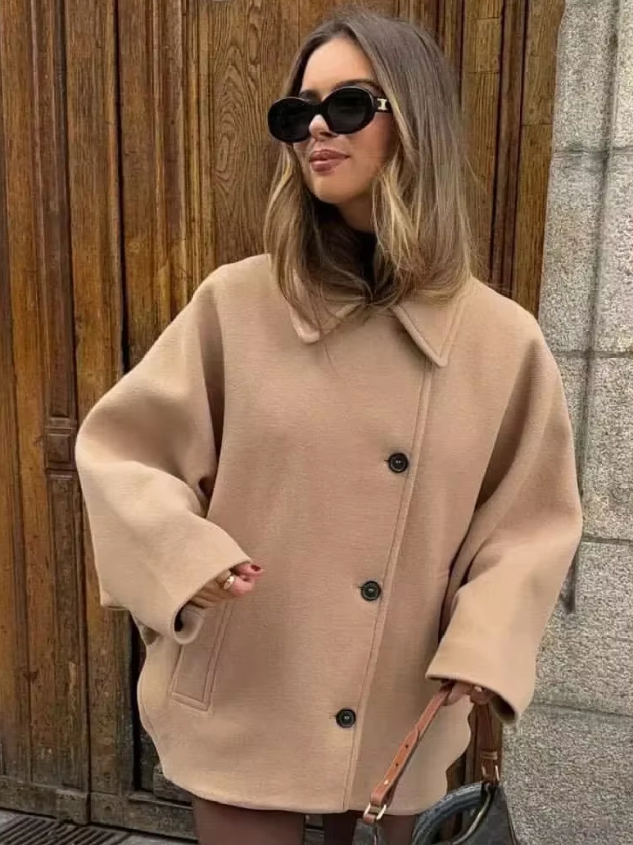 Stylish wool coat