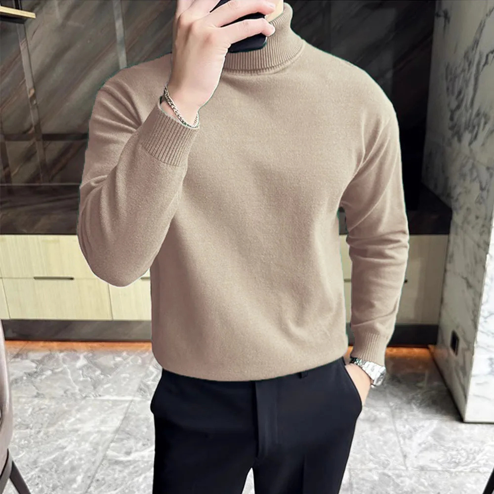 Comfortable fit Turtleneck jumper men