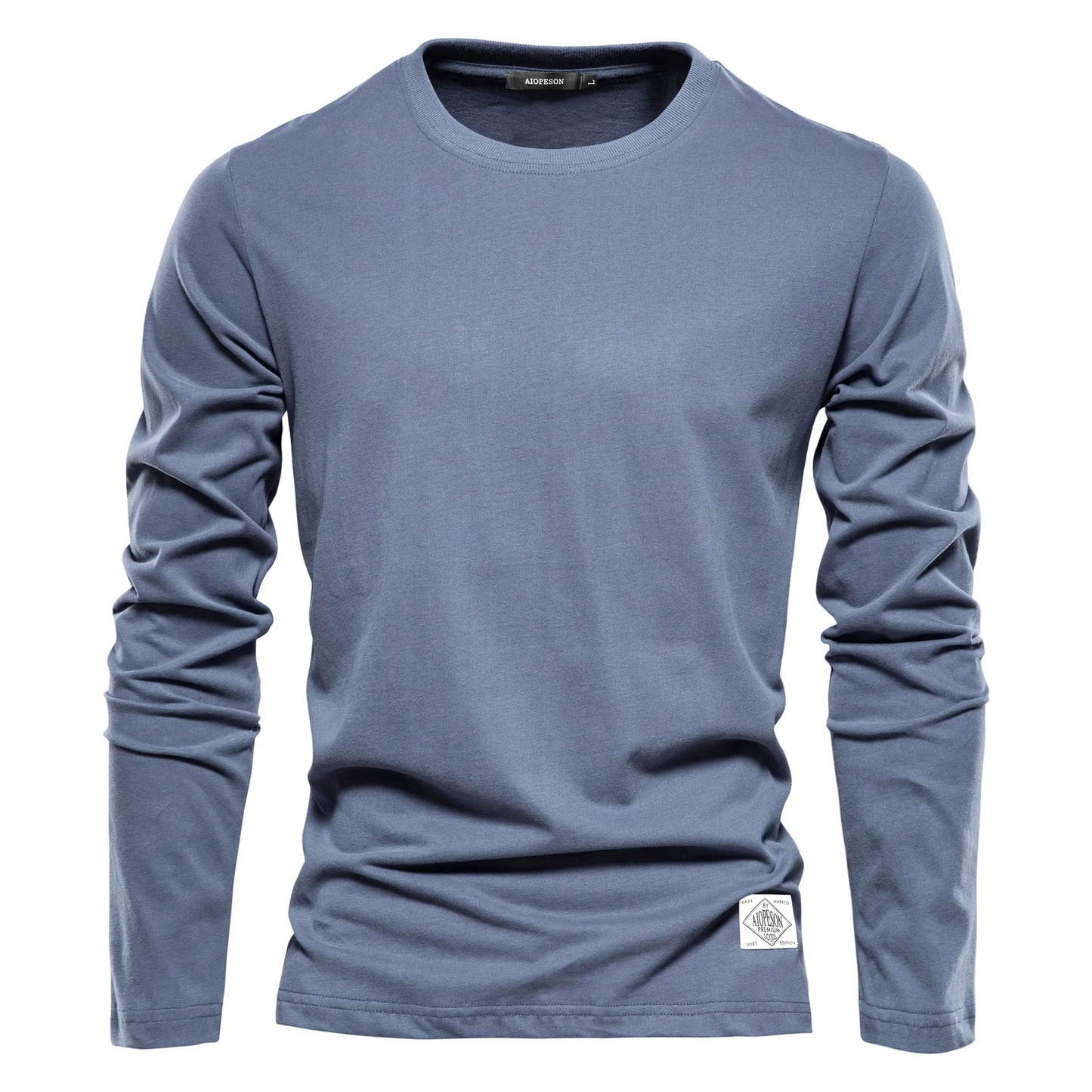 Round neck cotton shirt for men