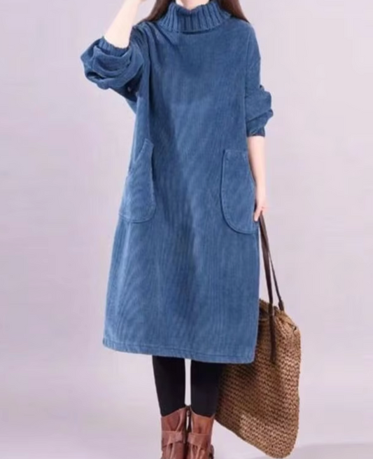 Large-sized winter dress