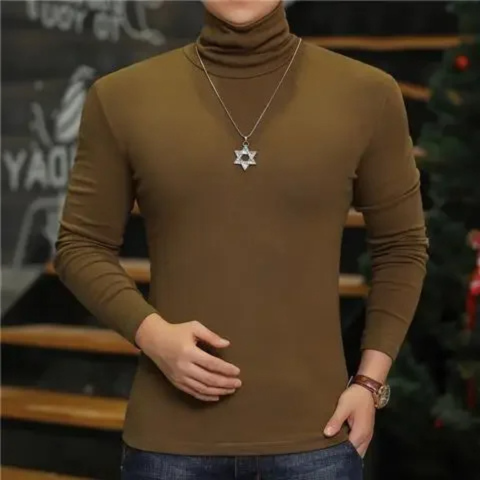 Breathable turtleneck jumper for everyday wear