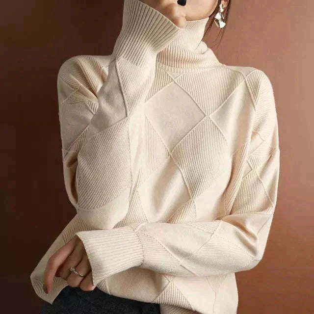 Stylish turtleneck jumper