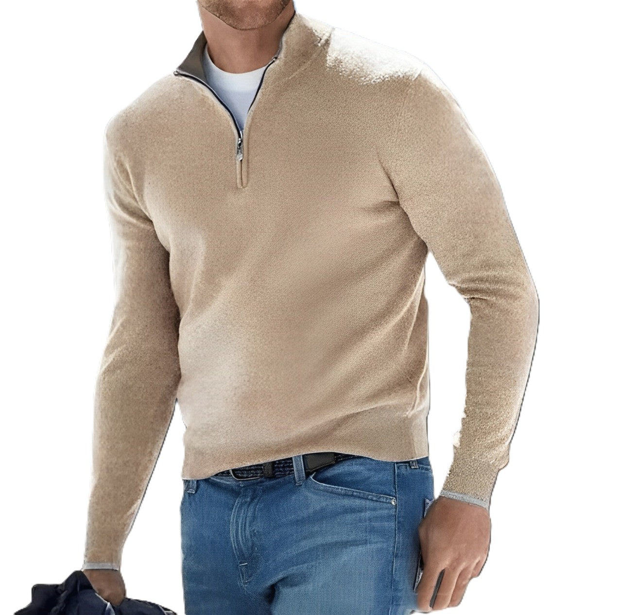 Men - Cashmere Jumper - Slim Fit - Luxurious Soft Cashmere Sweater for Ultimate Comfort and Style