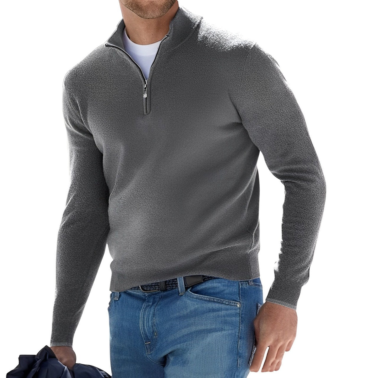 Men - Cashmere Jumper - Slim Fit - Luxurious Soft Cashmere Sweater for Ultimate Comfort and Style