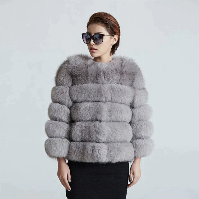 Elegant fur coat