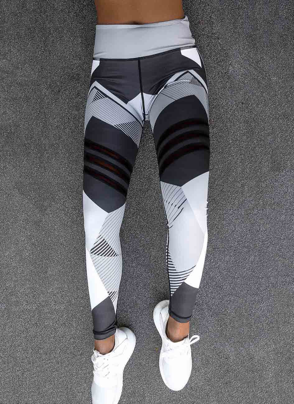 Durable reflective sports yoga trousers