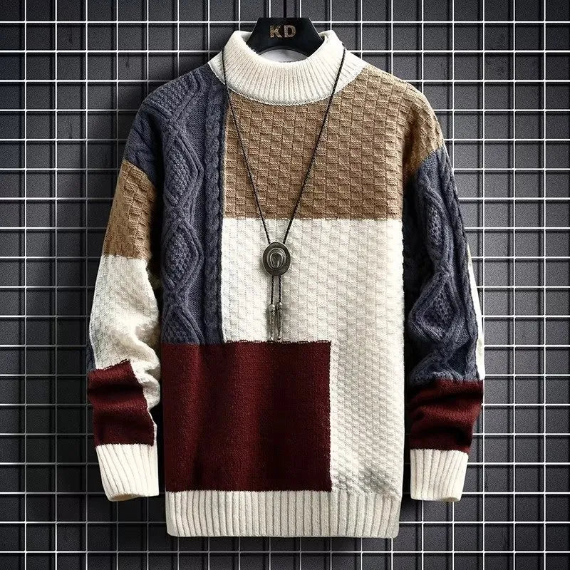 Soft knitted jumper for men