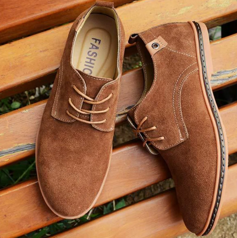 Men's suede shoes