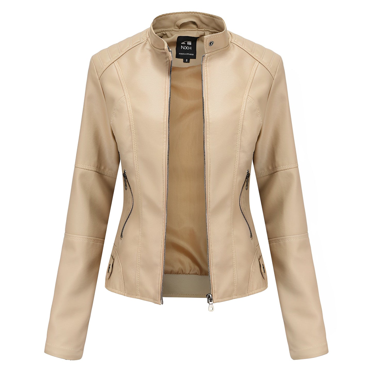 Women - Leather Jacket - Genuine Leather - Stylish & Comfortable All-Season Outerwear