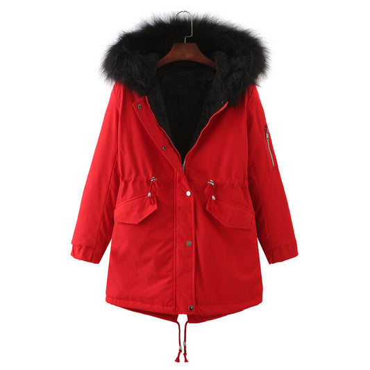 Women - Winter Jacket - Thick Fleece Cotton - Warm & Stylish Cold Weather Outerwear