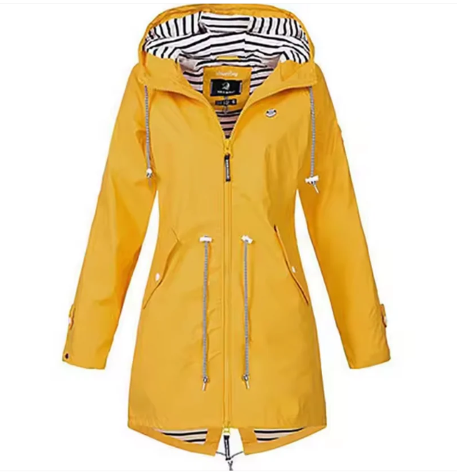 Waterproof jacket with hood