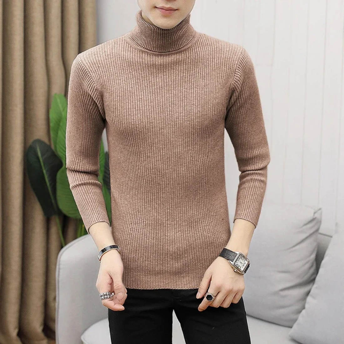 High-quality Turtleneck jumper for men