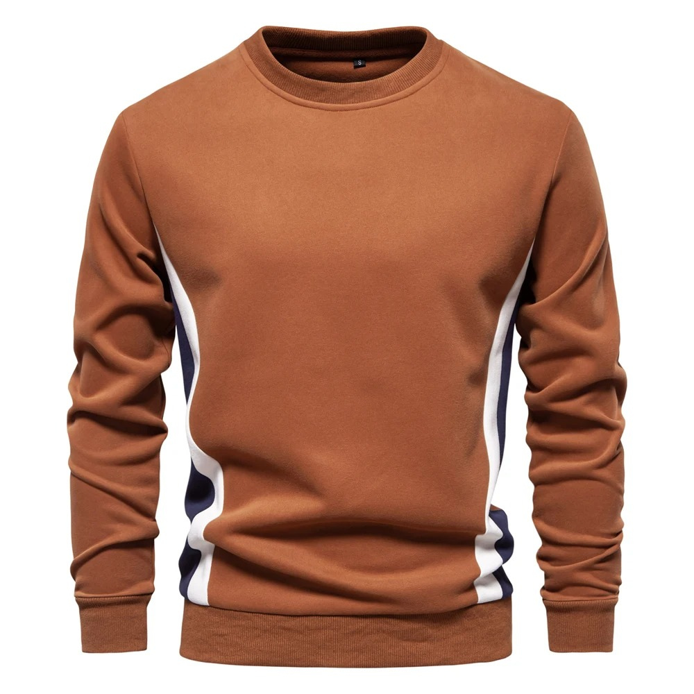 Casual jumper with side stripes