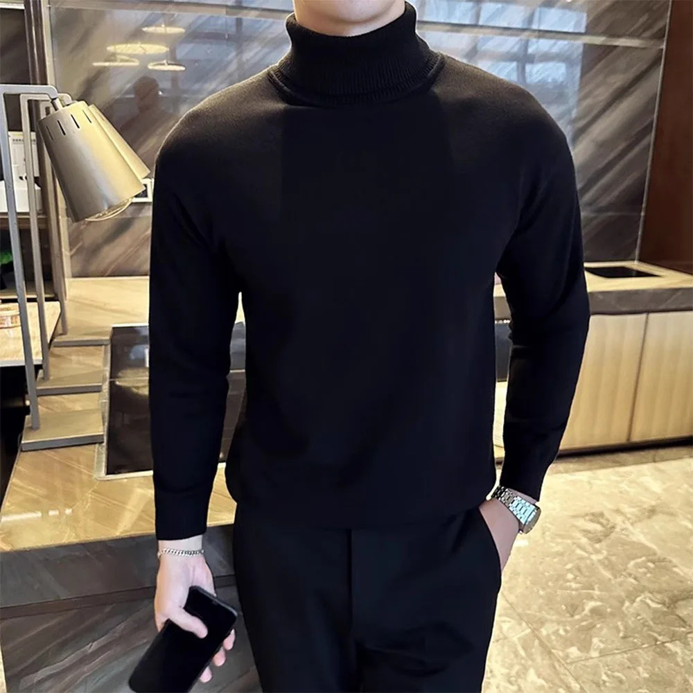 Comfortable fit Turtleneck jumper men