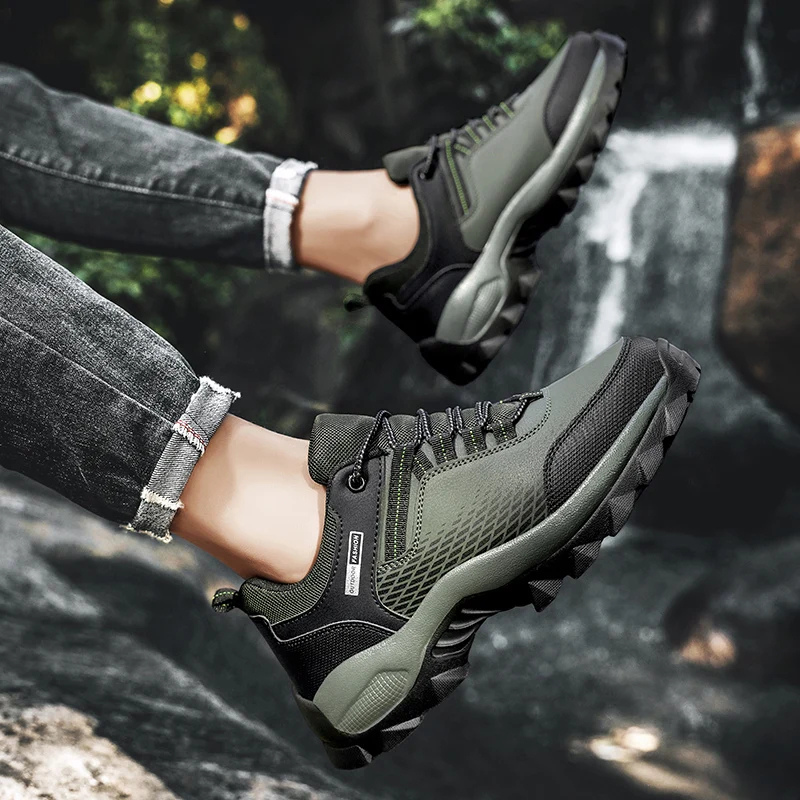 Hiking Shoes Men's Breathable Non-slip Outdoor Boots