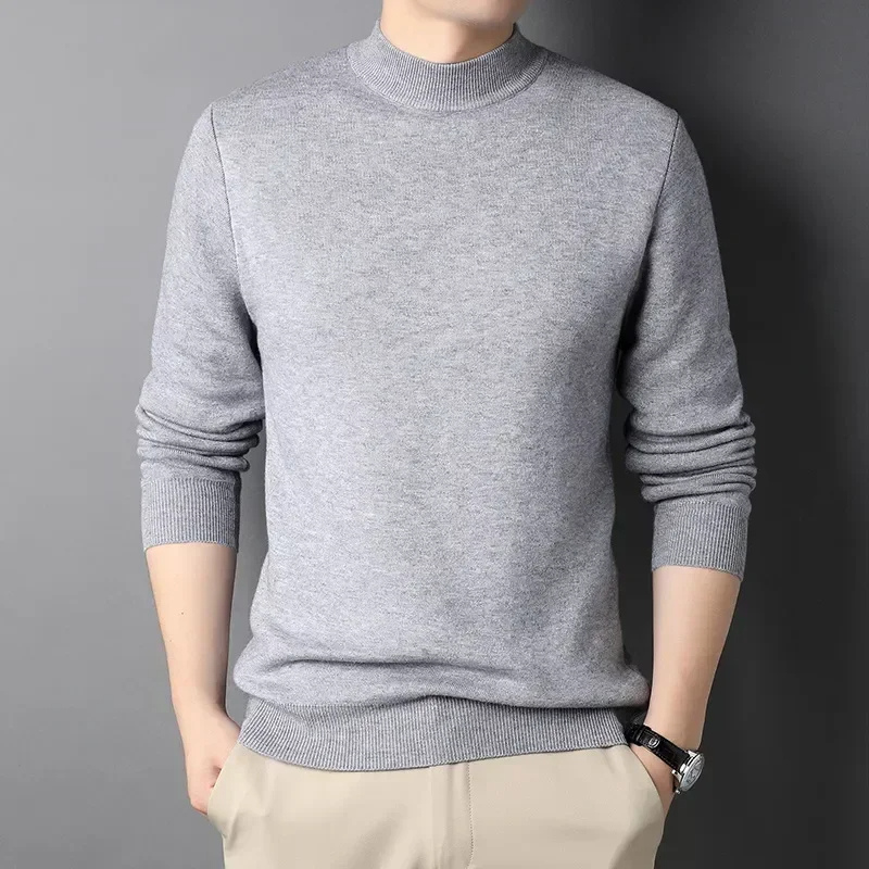 Warm knitted jumper in soft wool