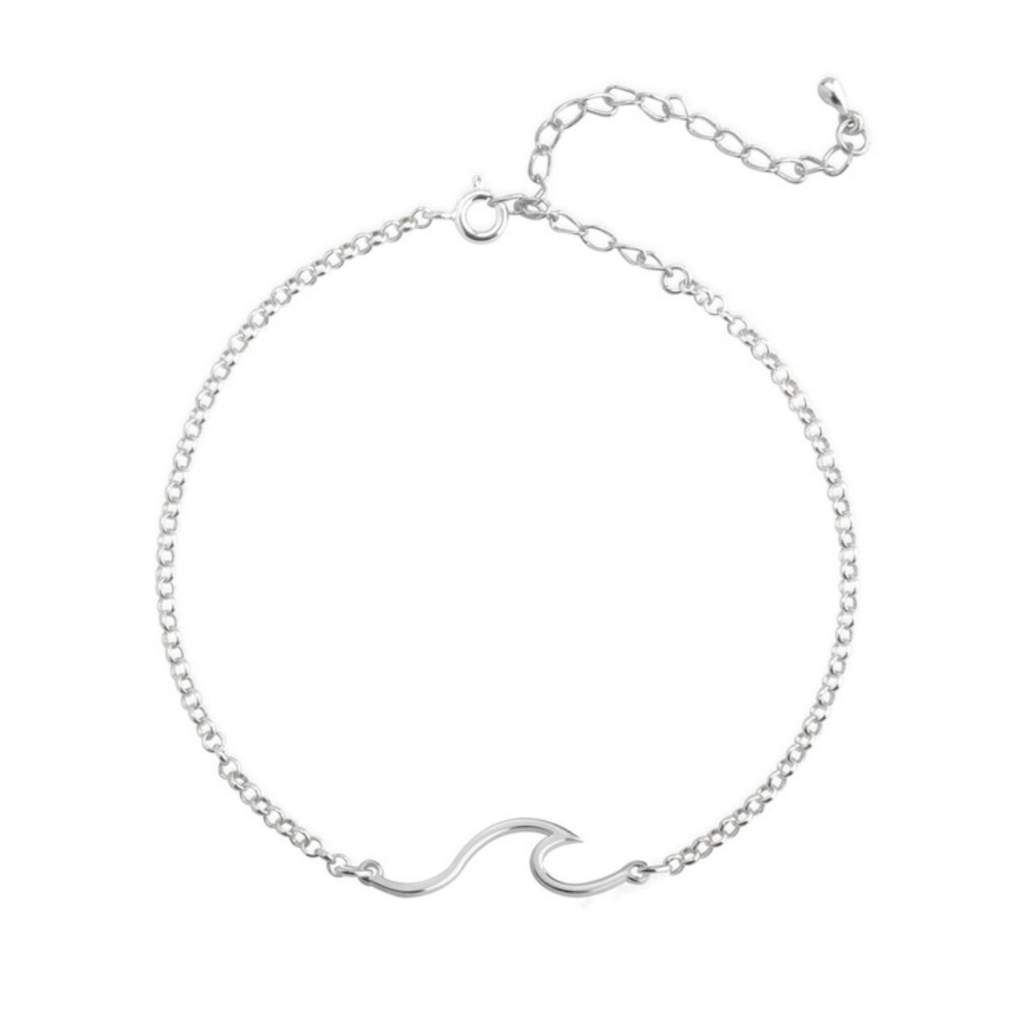 Wave anklet