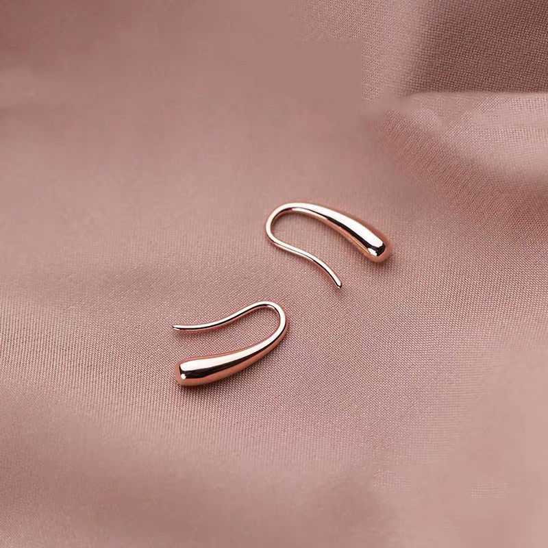 Water drop hook earrings