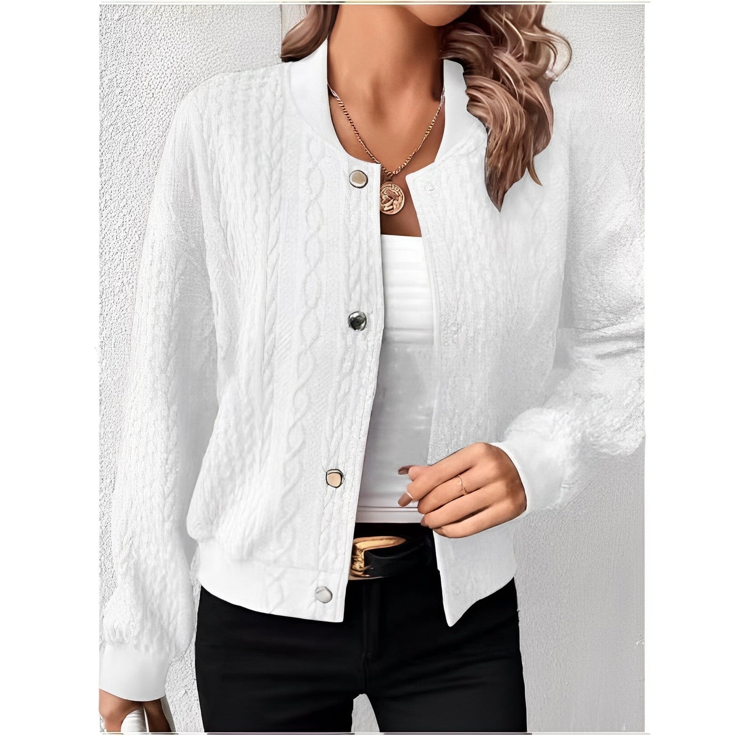 Women - Winter Baseball Jacket - Stylish & Warm - Cold Weather Comfort