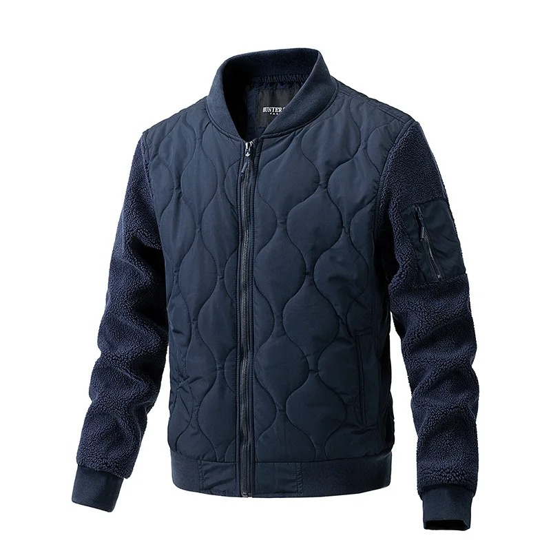 Men's quilted transitional jacket With zip