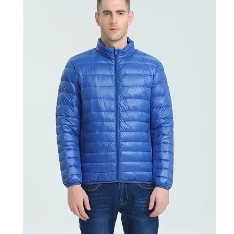 Men's quilted transition jacket lightweight, Insulated, With zip