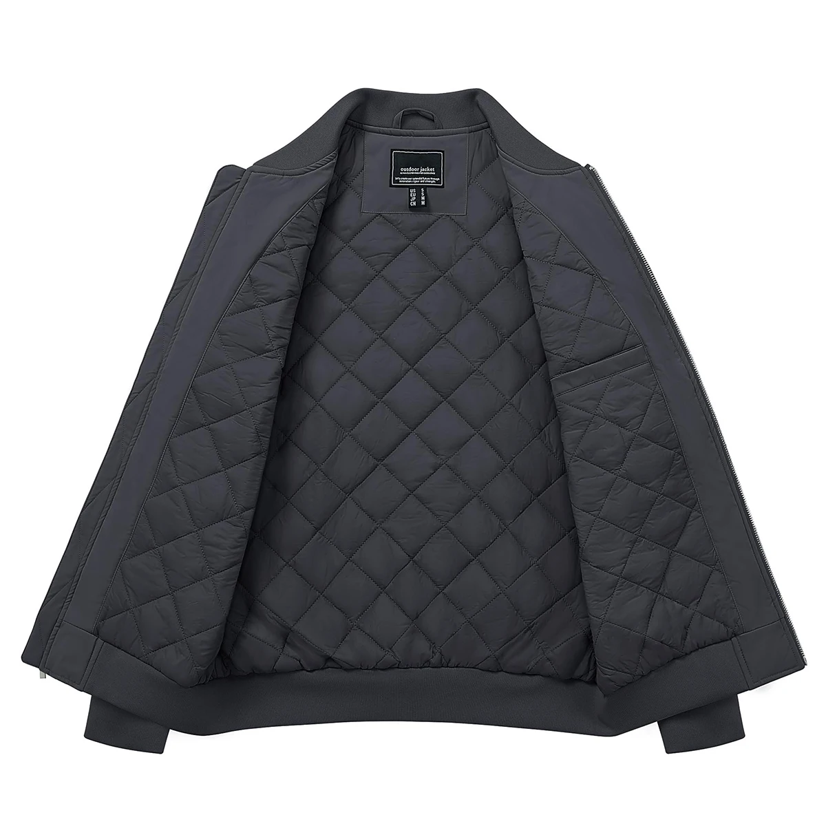 Men's quilted transitional Bomber jacket