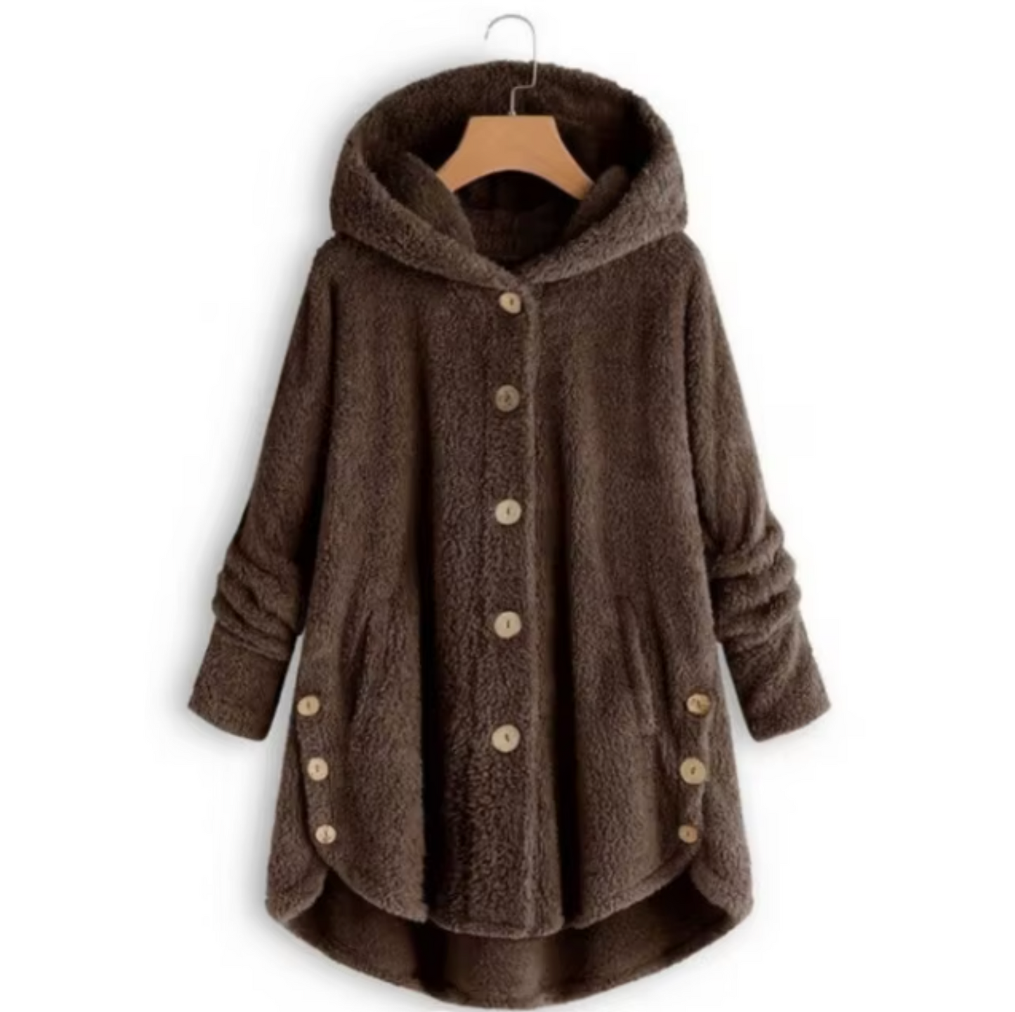 Plush wool teddy coat