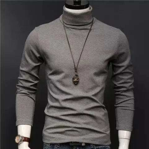 Fashionable turtleneck jumper made of soft fabric