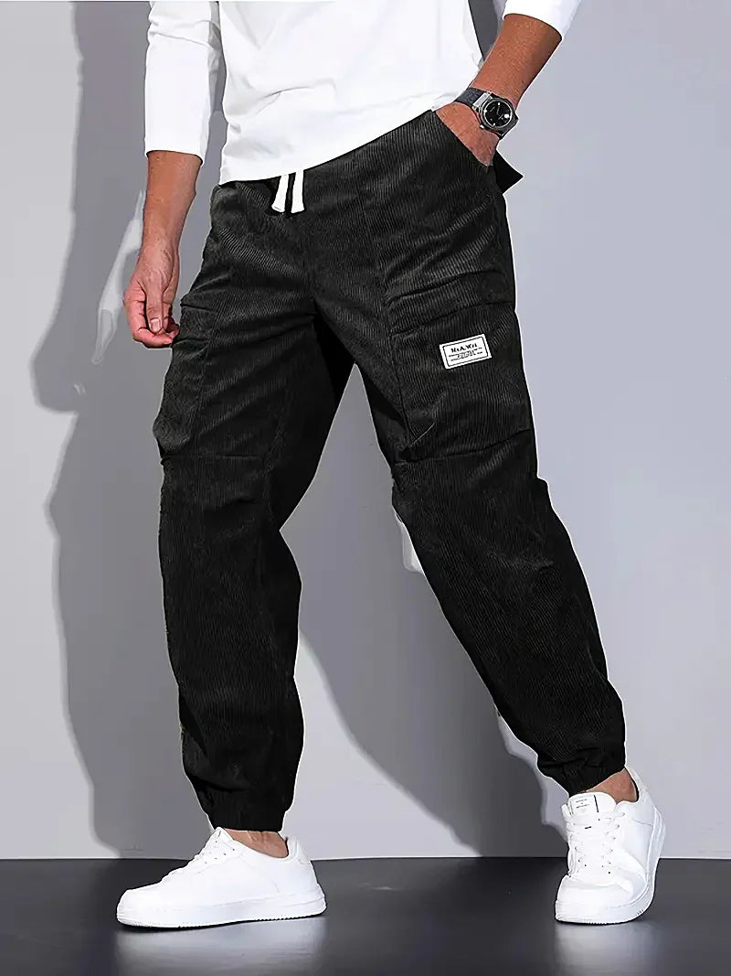 Men - Cargo Jogging Trousers - Comfortable Cotton Blend - Stylish Activewear for Daily Adventures