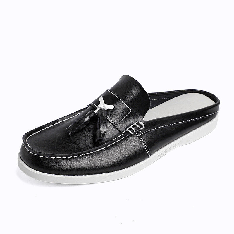 Loafers Casual half toe shoes