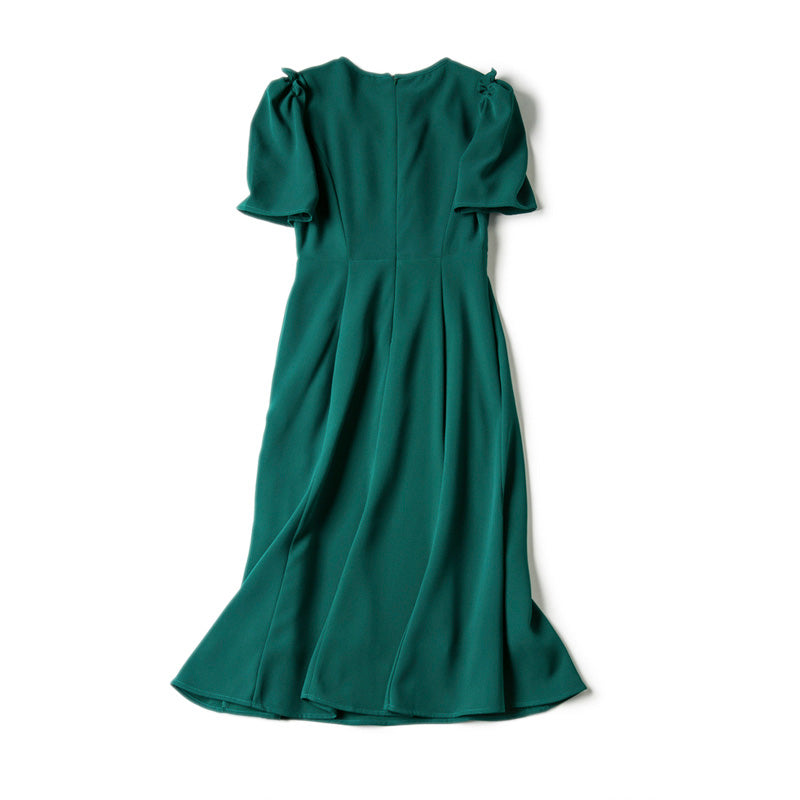 New Summer Elegant Temperament Mid-Length Dress