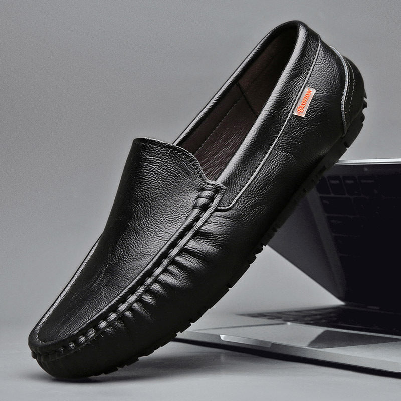 Leather loafers in British style Loafers