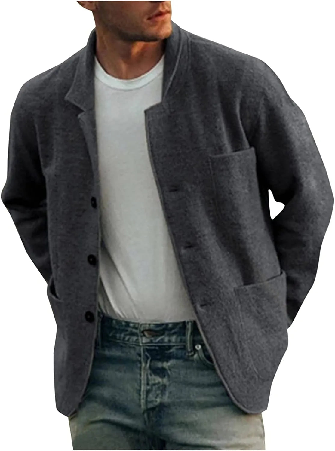 Streetwear blazer jacket for men