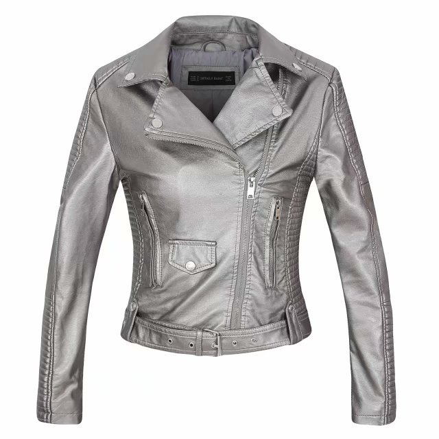 Women's Jacket - Durable Leather - Stylish & Protective Motorbike Riding Gear - Comfortable Fit