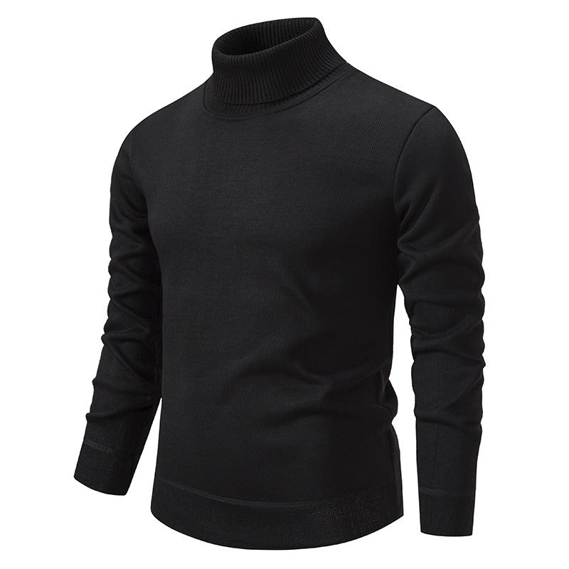 Men - Turtleneck Jumper - Velvet Slim Fit - Stylish Knitwear for All Occasions