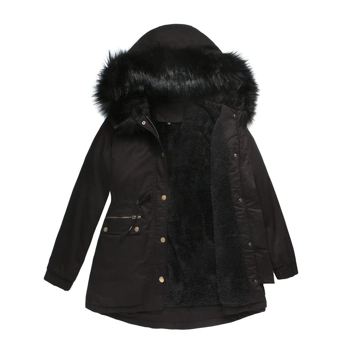 Women - Elegant Parka - Cotton Material - Warm and Stylish Winter Jacket