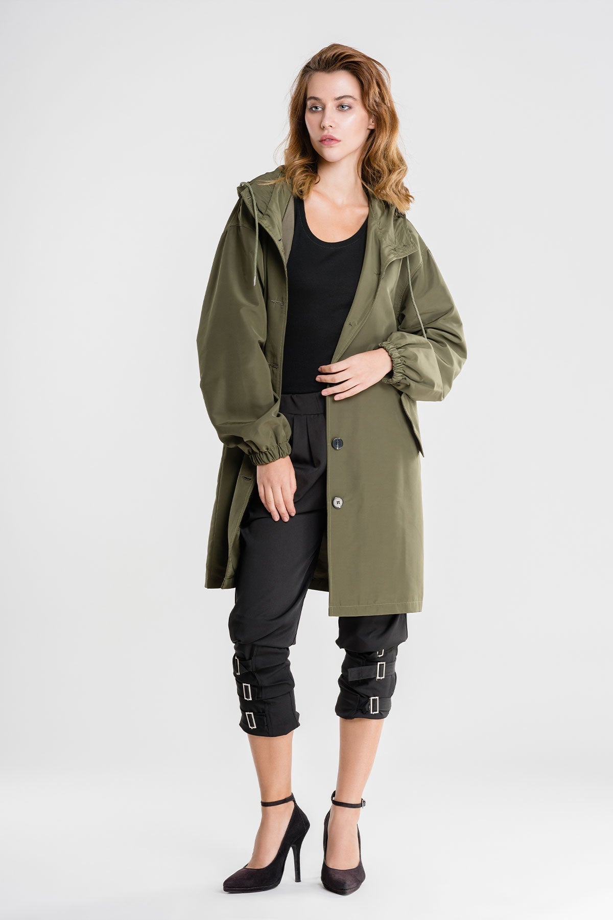 Chic rain jacket for wet days