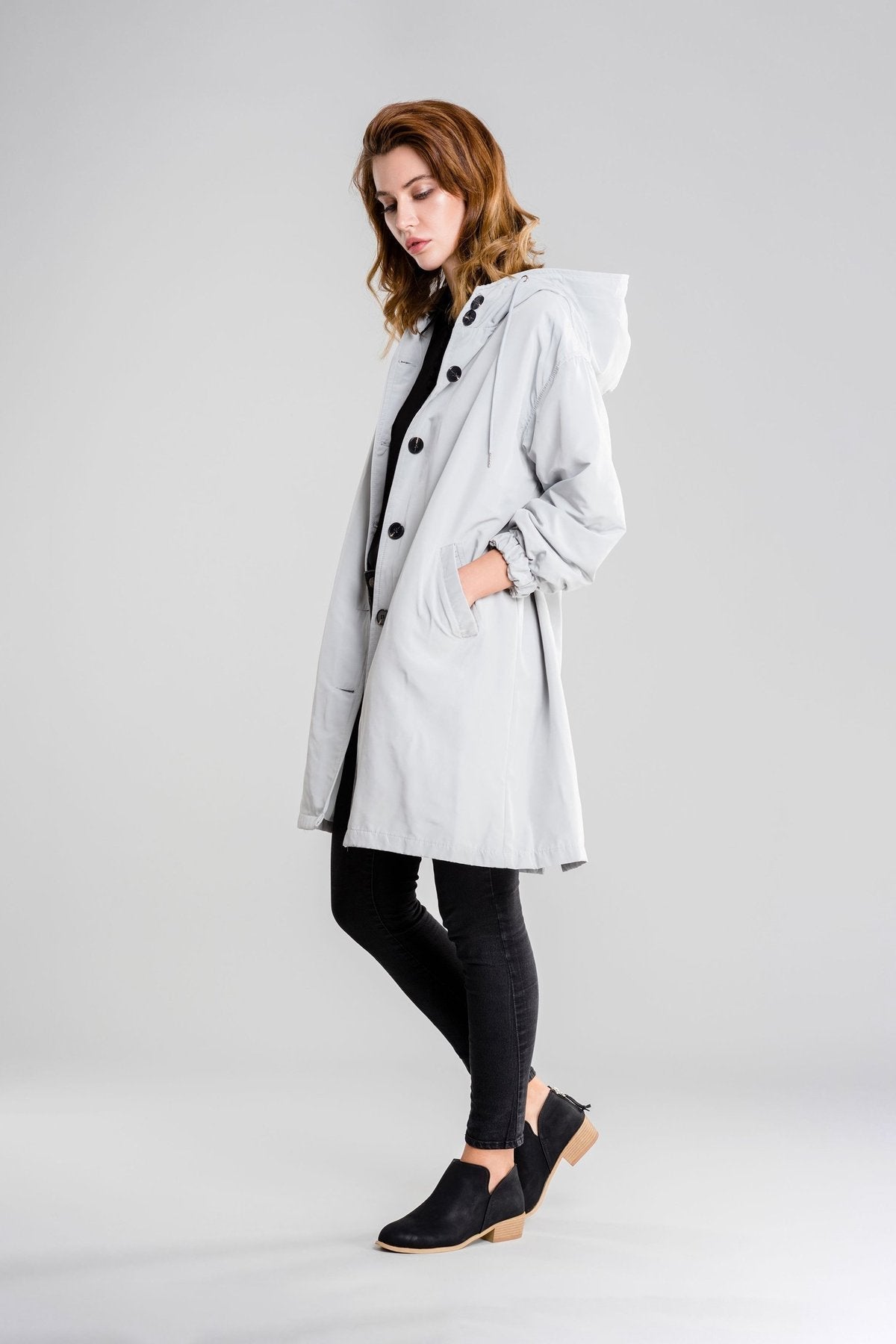 Chic rain jacket for wet days