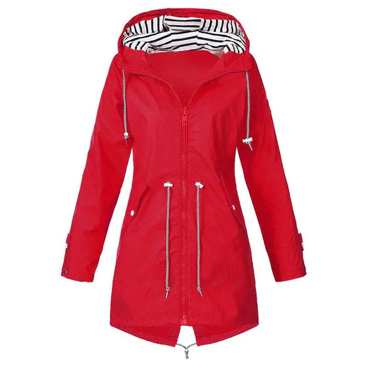 Women - Waterproof Mackintosh - Long Length - Optimal Rain Protection for Wet Days