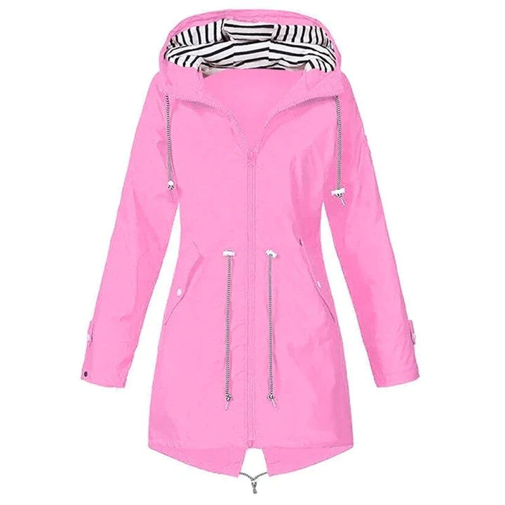 Women - Waterproof Mackintosh - Long Length - Optimal Rain Protection for Wet Days