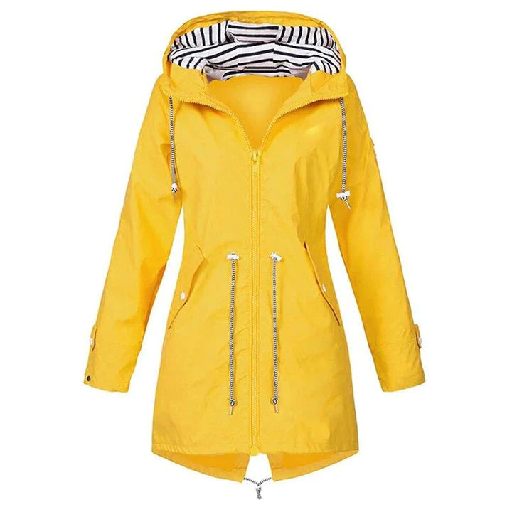 Women - Waterproof Mackintosh - Long Length - Optimal Rain Protection for Wet Days