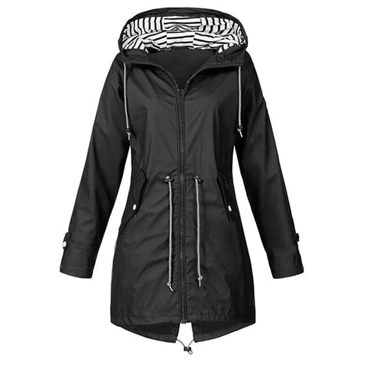 Women - Waterproof Mackintosh - Long Length - Optimal Rain Protection for Wet Days