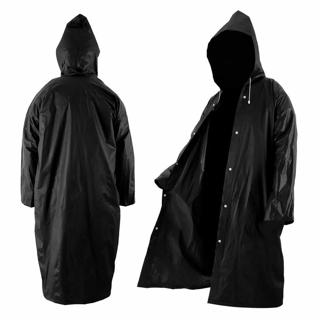 Men's mackintosh long waterproof lightweight with hood