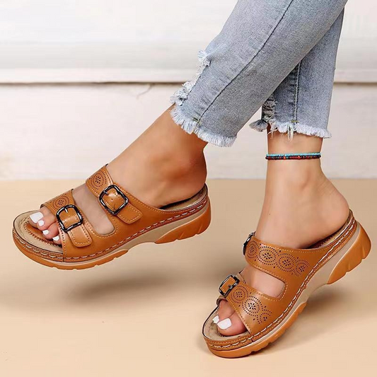 Comfortable wedge sandals