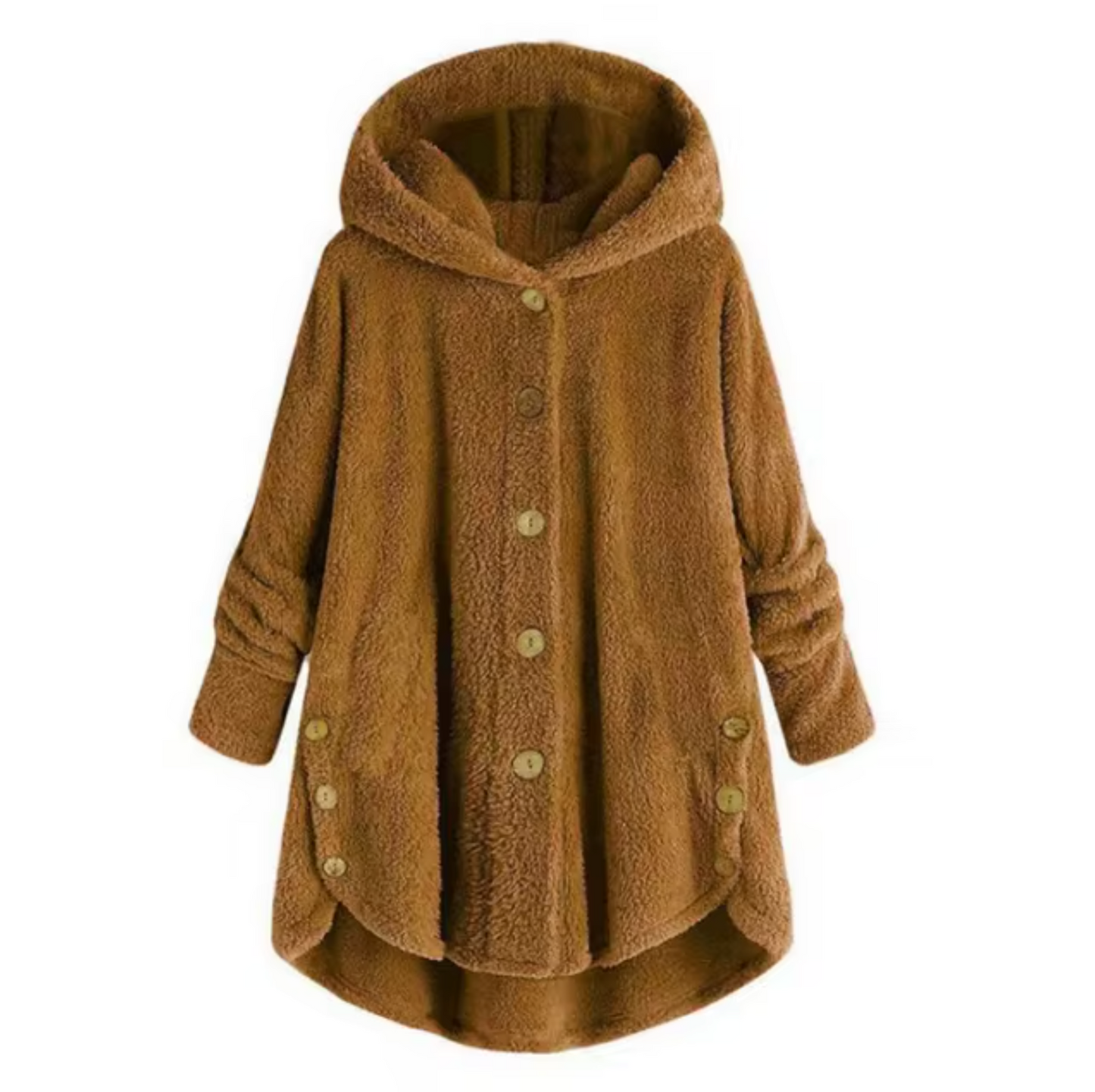 Plush wool teddy coat