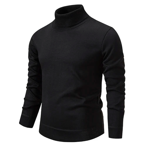 Classic knitted jumper turtleneck jumper men