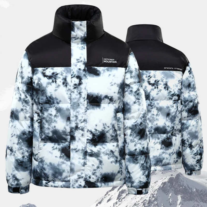 Puffer jacket with insulation and large pockets